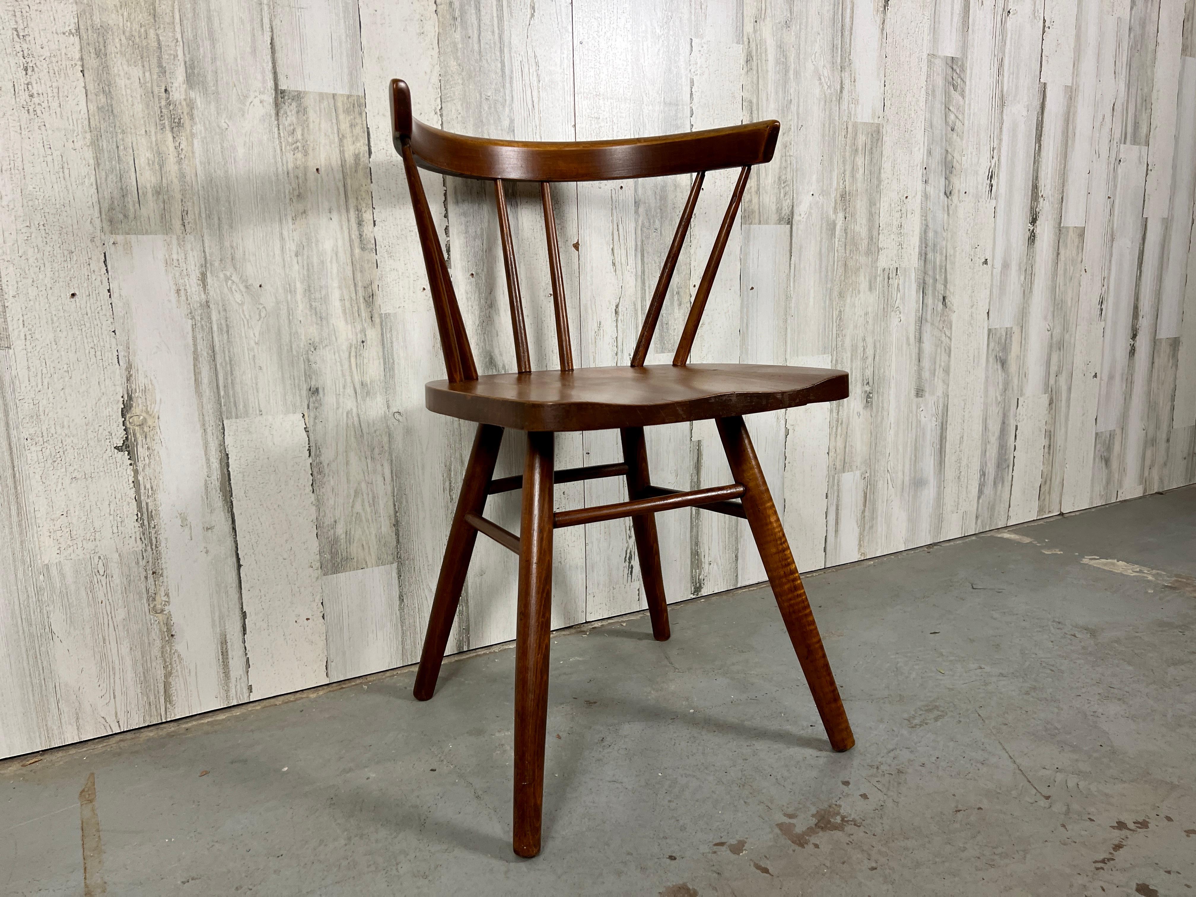 20th Century Mid-Century Spindle Chair For Sale