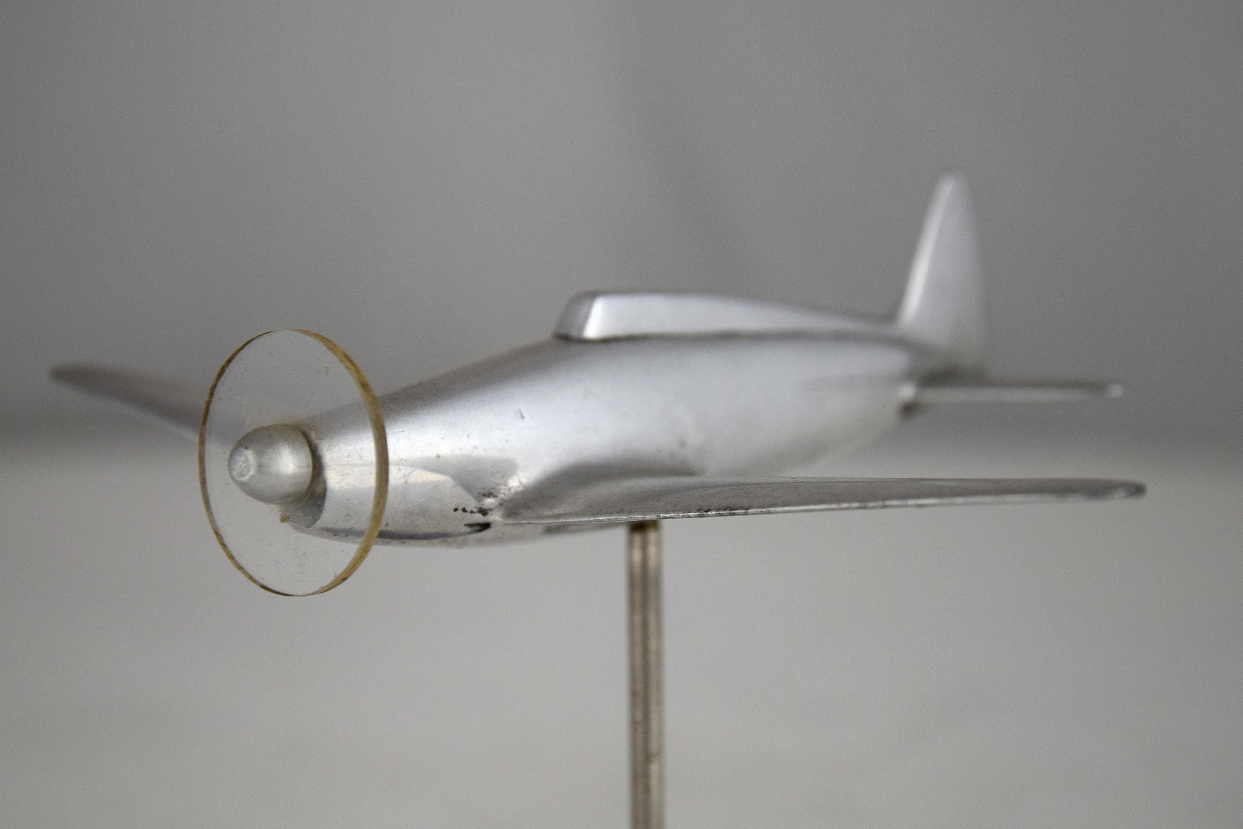 British Midcentury Spitfire Fighter Aircraft Model For Sale