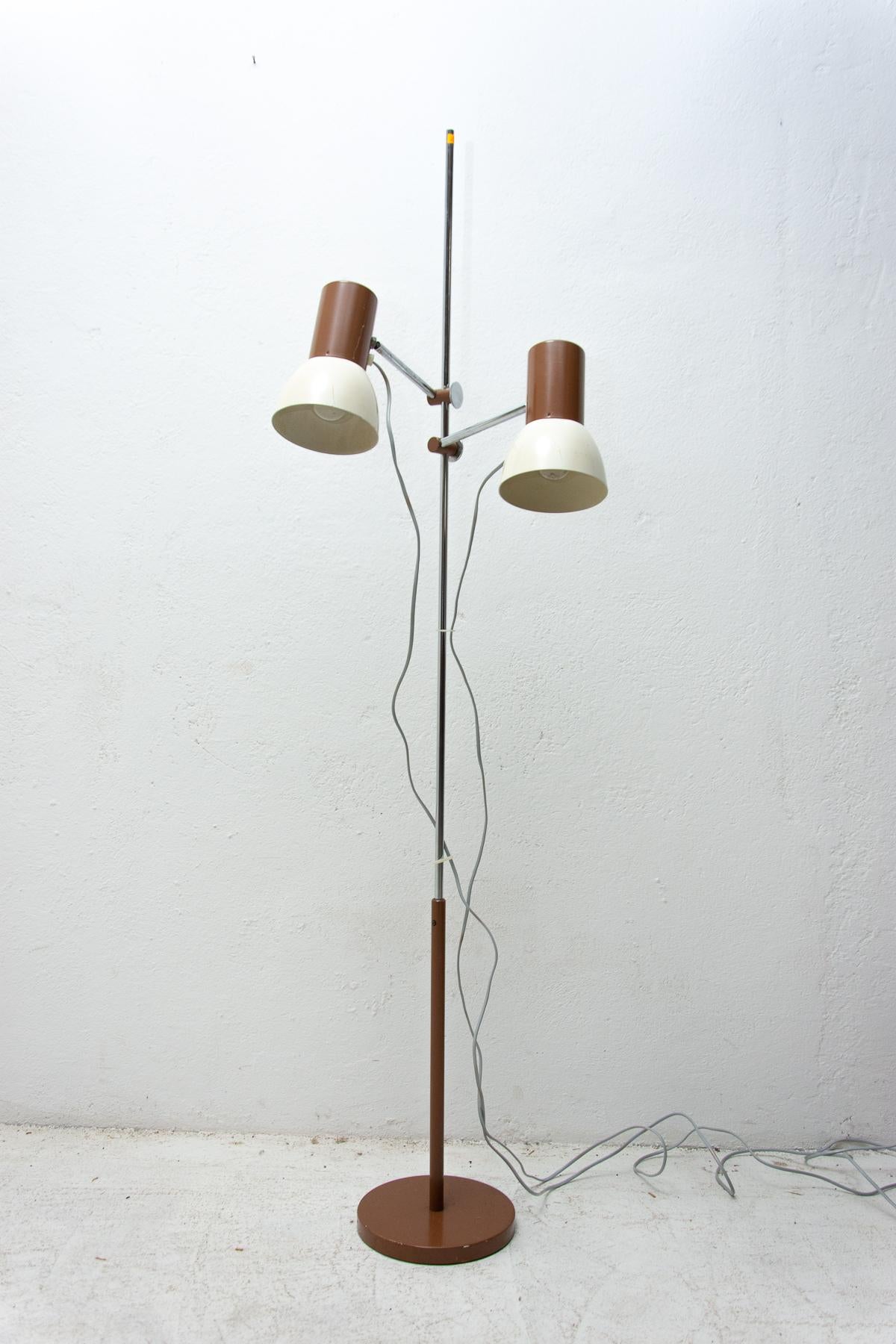 Czech Midcentury Spot Floor Lamp, Designed by Josef Hurka, 1960s