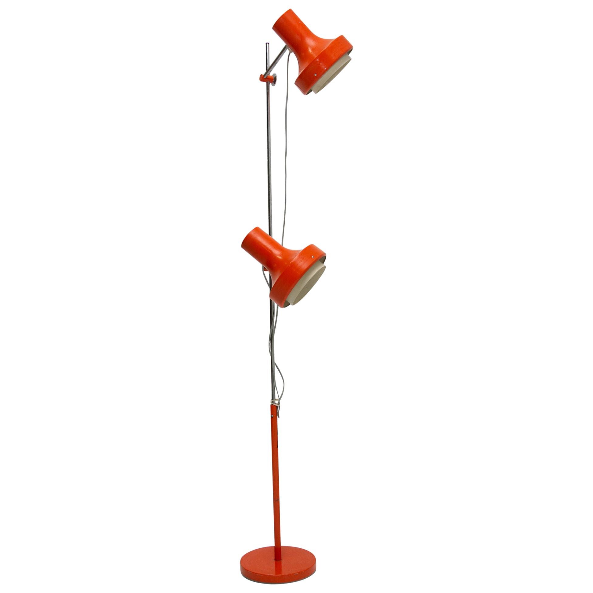 Midcentury Spot Floor Lamp, Designed by Josef Hurka, 1960s For Sale