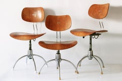 Midcentury Spring Swivel Office Chair SE 40 by Egon Eiermann for Wilde + Spieth