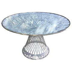 Mid-Century Spun Fiberglass Patio Dining Table