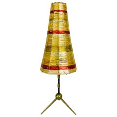 Midcentury Sputnik Brass Table Lamp, 1950s