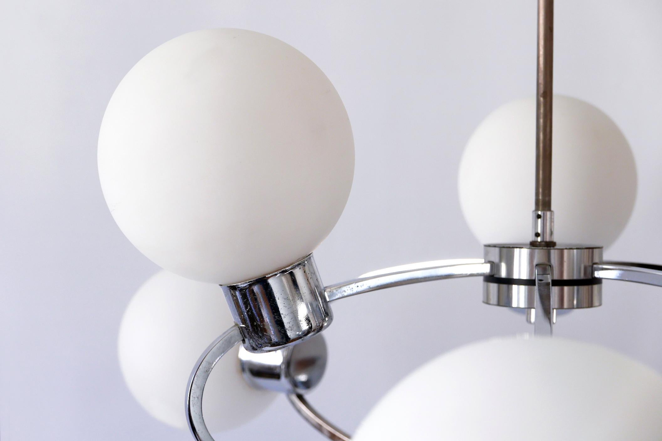 Lampadario Sputnik multiglobo o lampada a sospensione Orbit, anni '70, Germania in vendita 7