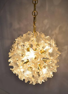 Midcentury Sputnik Murano Chandelier by Paolo Venini for VeArt