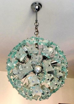 Lustre Spoutnik de Murano par Fontana Arte, Italie, années 60