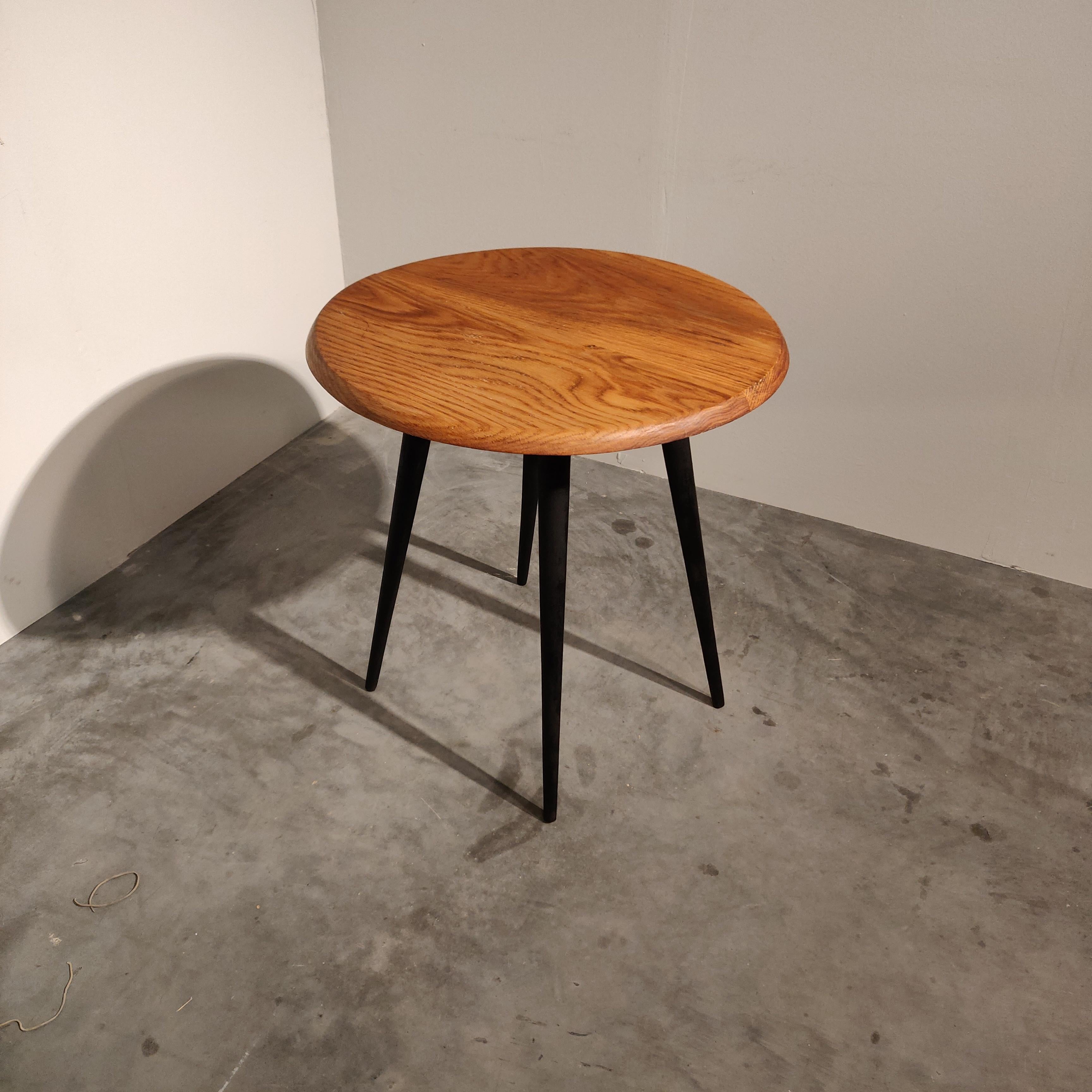 Mid Century Space age 'Sputnik' side table, 1960s
massive wooden side table.

AA#220065.