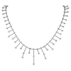 Mid-Century Sputnik Starburst Diamond Choker Necklace