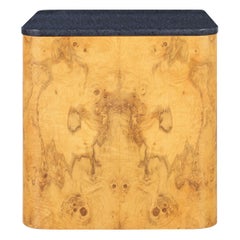 Mid-Century Square Burl Wood Side Table by Paul Mayen, 3 Available