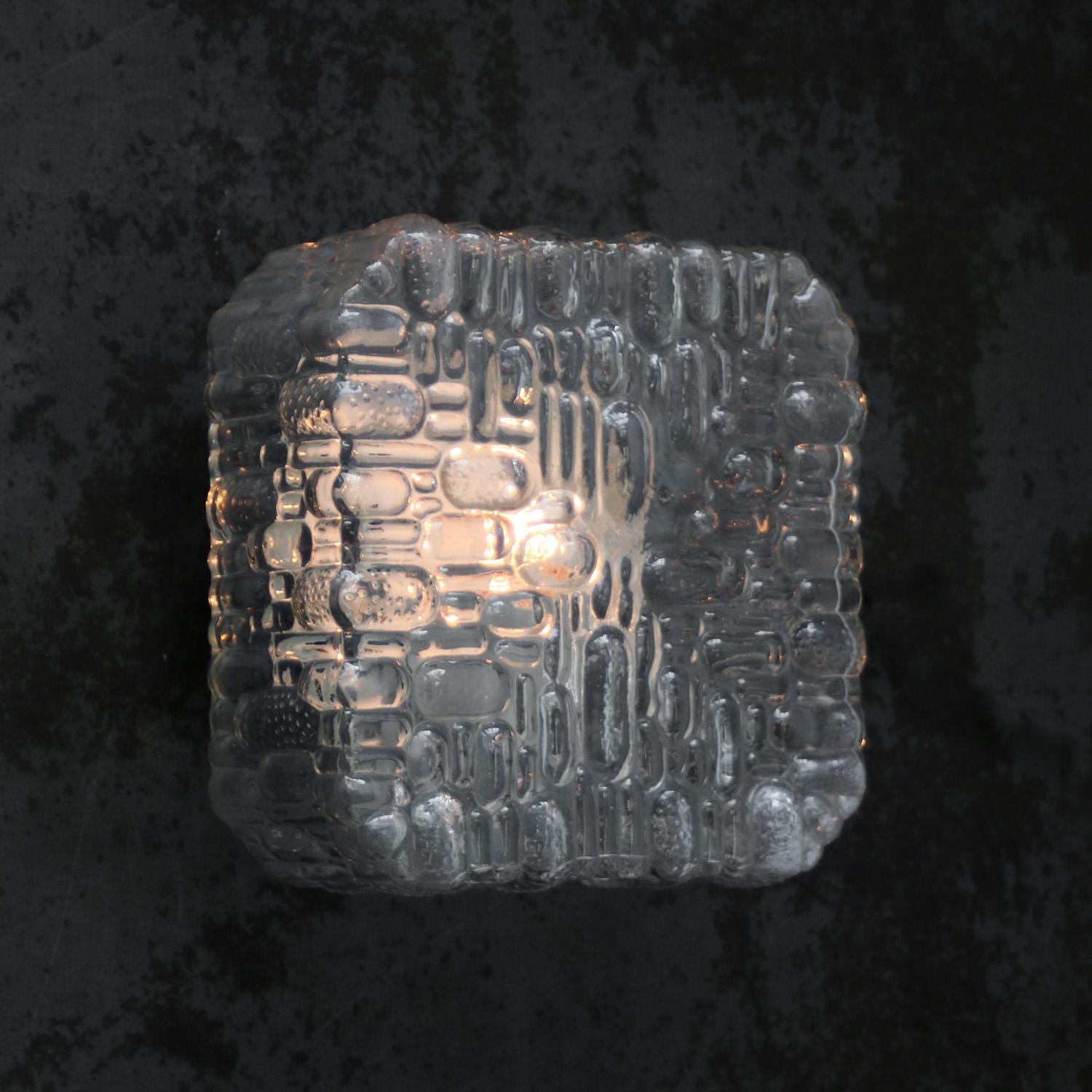 Mid-Century Wall or Ceiling Lamp.
Metal base with white clear glass.

1960-1970

Weight: 1.60 kg / 3.5 lb

Priced per individual item. All lamps have been made suitable by international standards for incandescent light bulbs, energy-efficient and