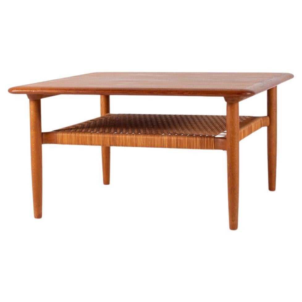 Mid-Century Square Coffee Table by Kurt Østervig for Jason Møbler, Denmark, 1960 For Sale