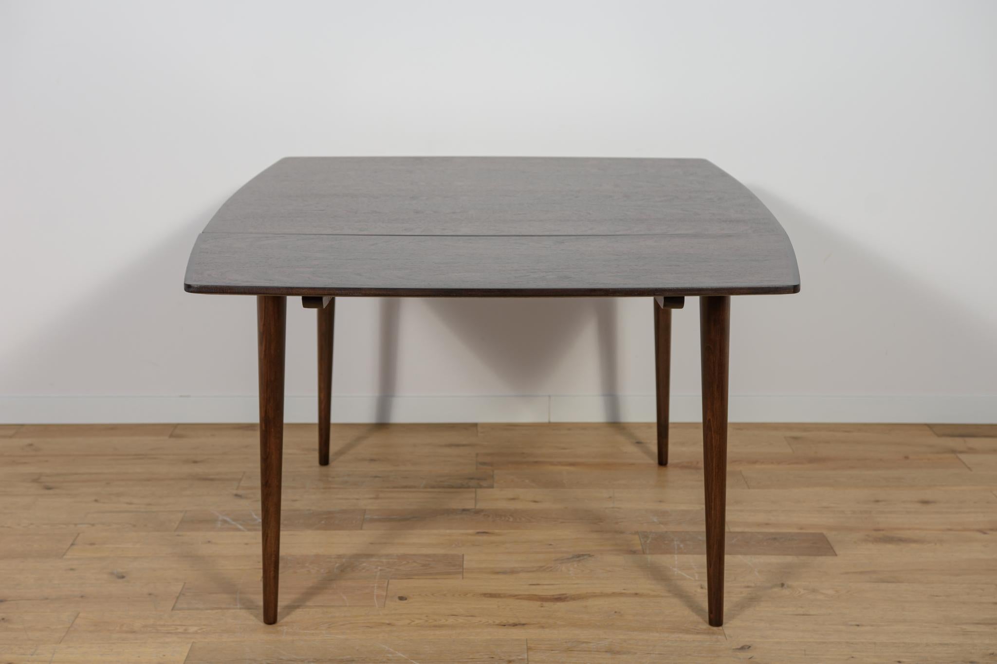 Carré du milieu du siècle  Table de salle à manger extensible en palissandre, Danemark, années 1960 en vente 2