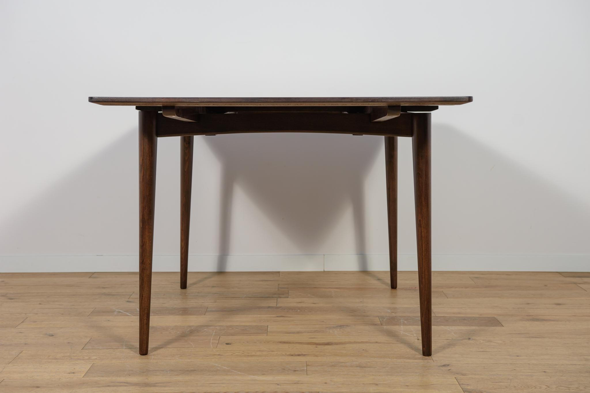 Carré du milieu du siècle  Table de salle à manger extensible en palissandre, Danemark, années 1960 en vente 3