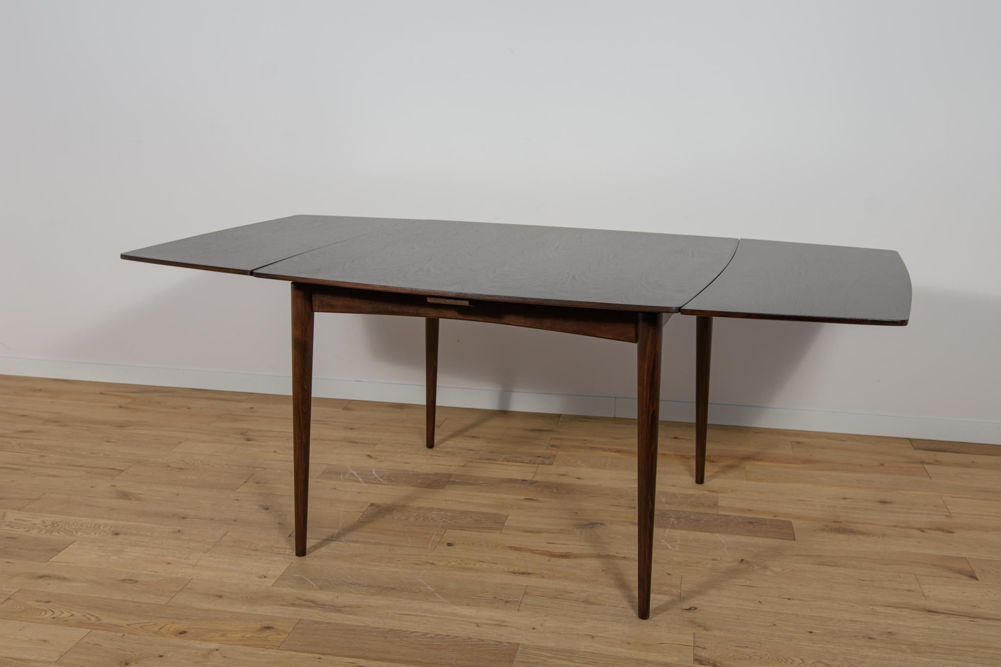 Carré du milieu du siècle  Table de salle à manger extensible en palissandre, Danemark, années 1960 en vente 7