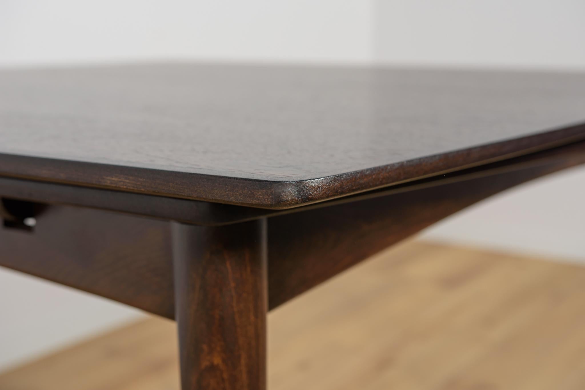 Carré du milieu du siècle  Table de salle à manger extensible en palissandre, Danemark, années 1960 en vente 11