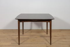 Mid-Century Square  Extendable Rosewood Dining Table, Denmark, 1960s