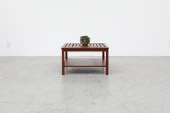 Mid-Century Square Teak Side or Coffee Table