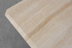 Mid-century square travertine coffee or side table, Italy 1960s