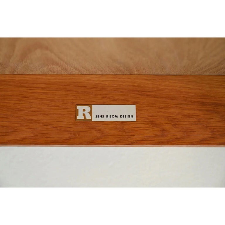 Midcentury Square Wood Coffee Table by Jens Risom, 1960s For Sale at