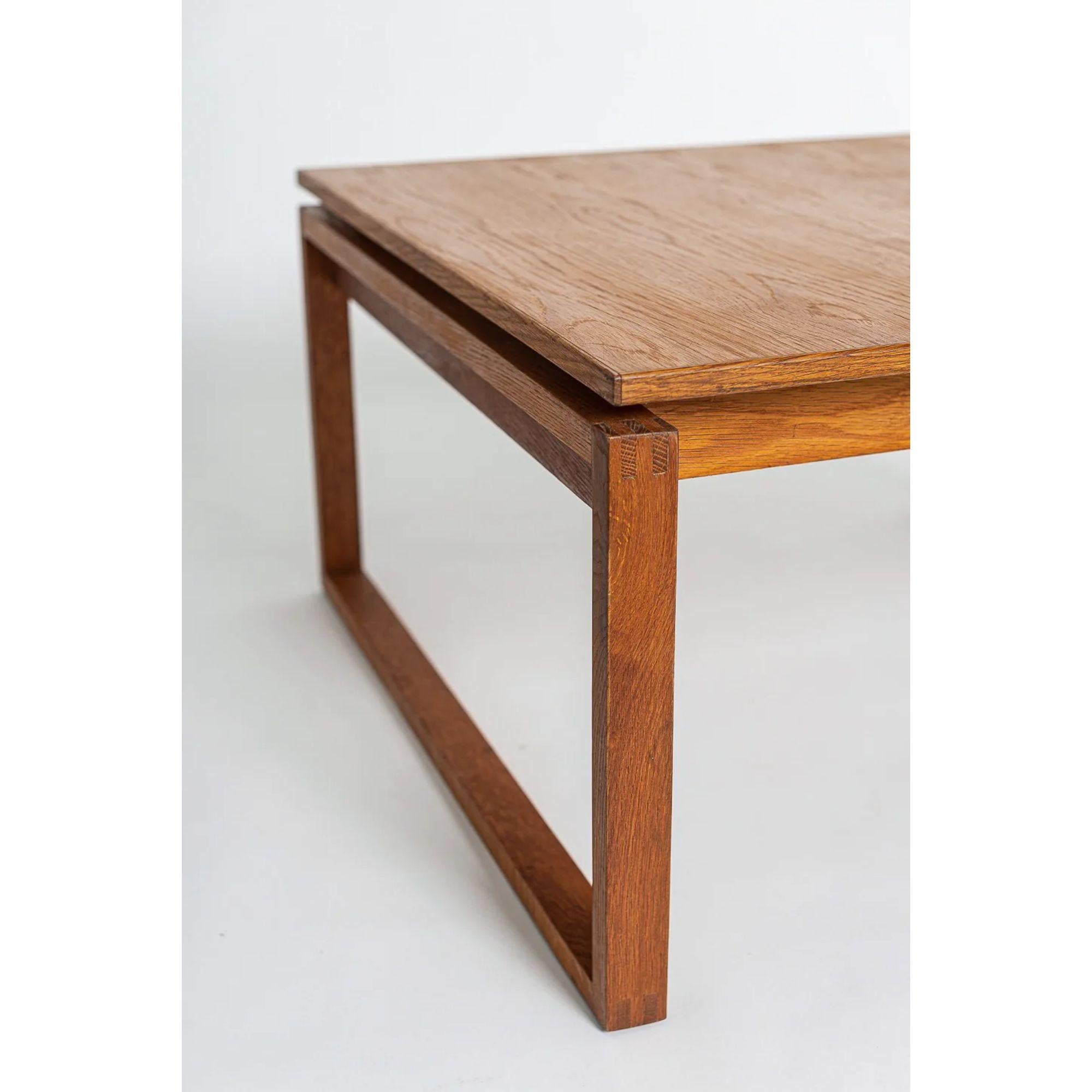 Midcentury Square Wood Coffee Table by Jens Risom, 1960s 2