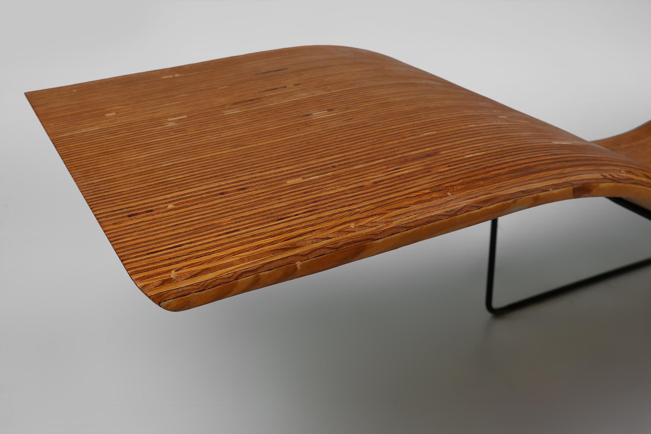 Fauteuil de salon en stratifié du milieu du siècle dernier par Tiller Lesser, Allemagne 1990 Bon état - En vente à Meulebeke, BE