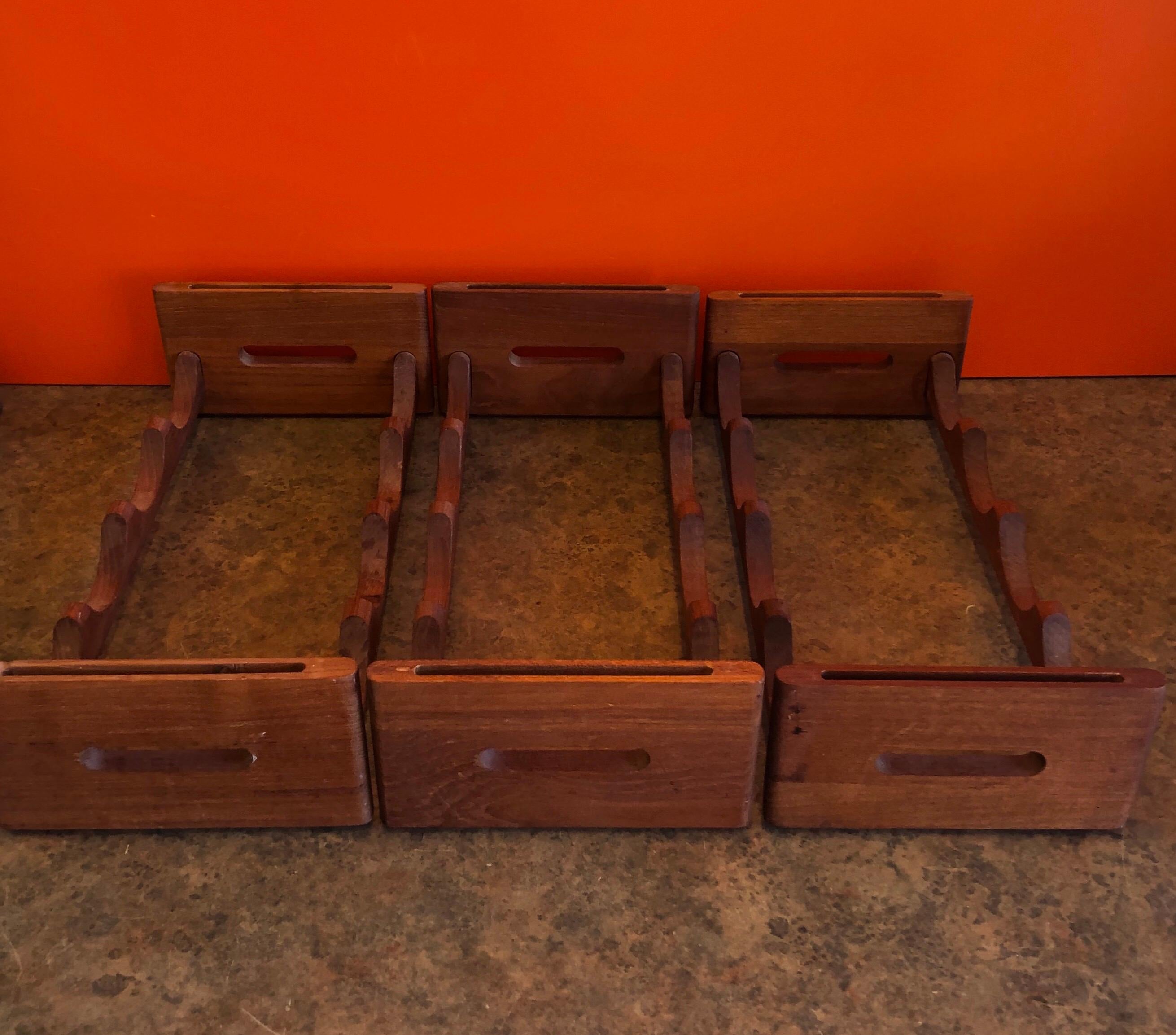 mid century modern wine rack