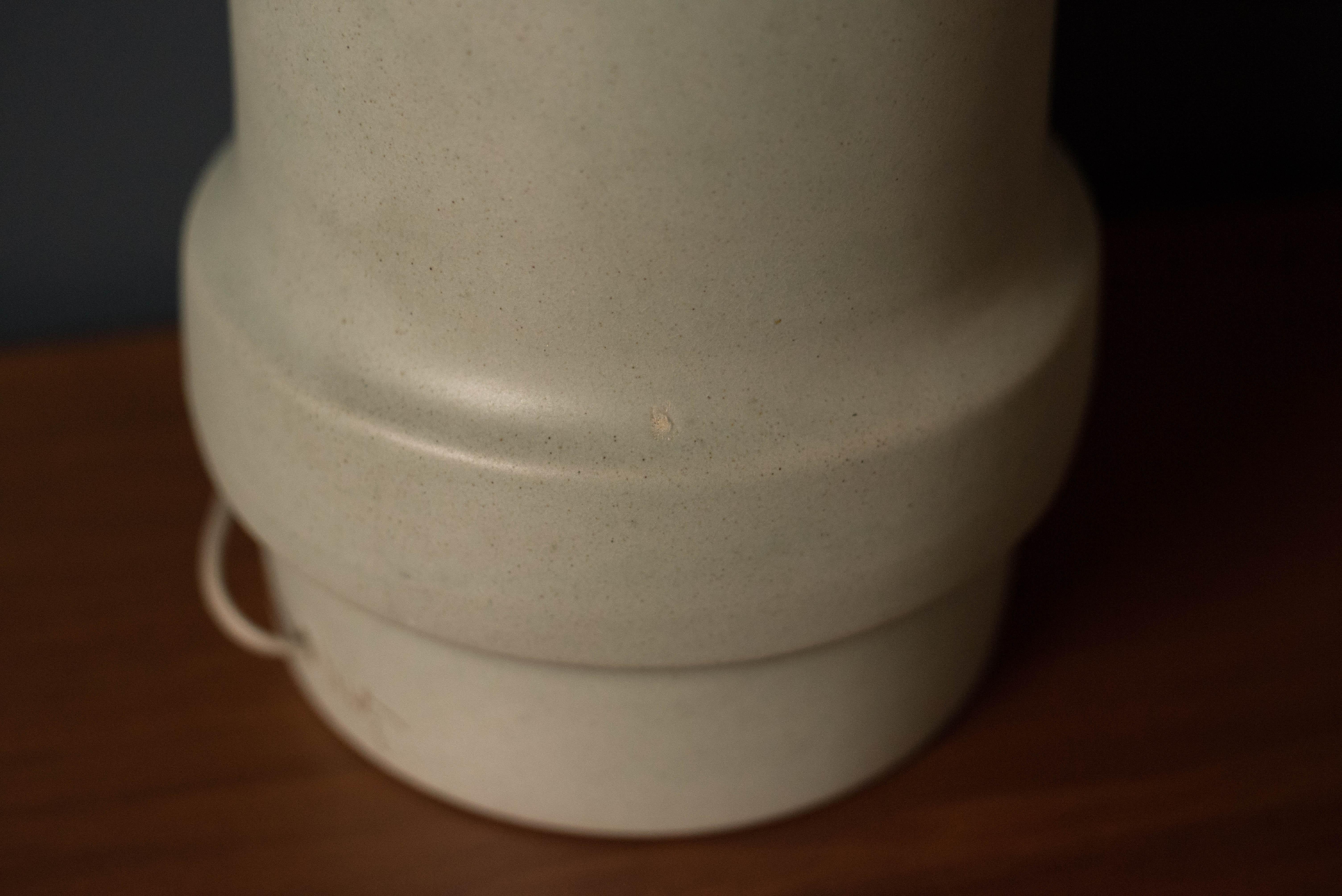 Gestapelte Keramik-Tischlampe von Martz aus der Mitte des Jahrhunderts im Angebot 7