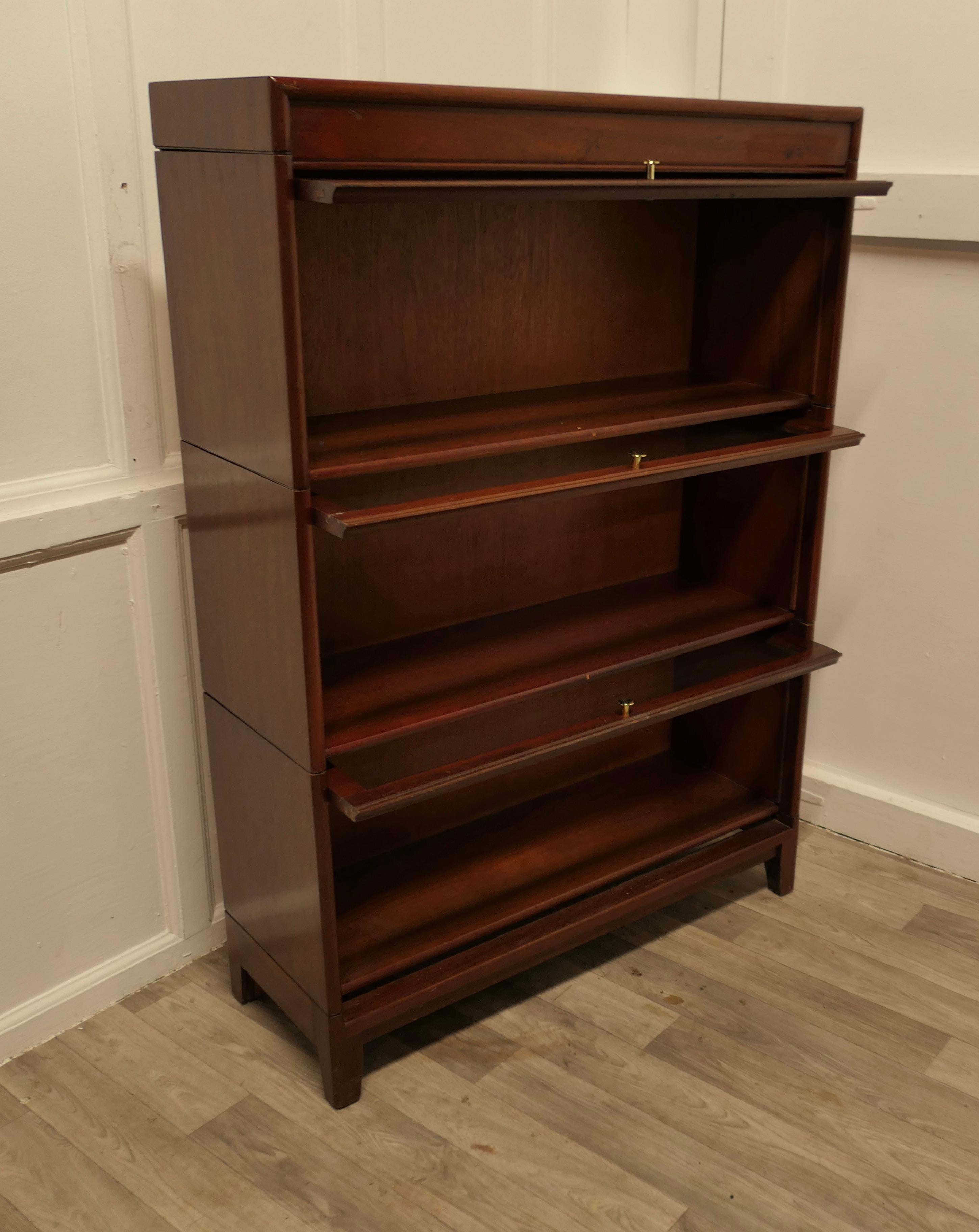 20th Century Mid Century Stacking Barristers Bookcase or Filing Cabinet For Sale