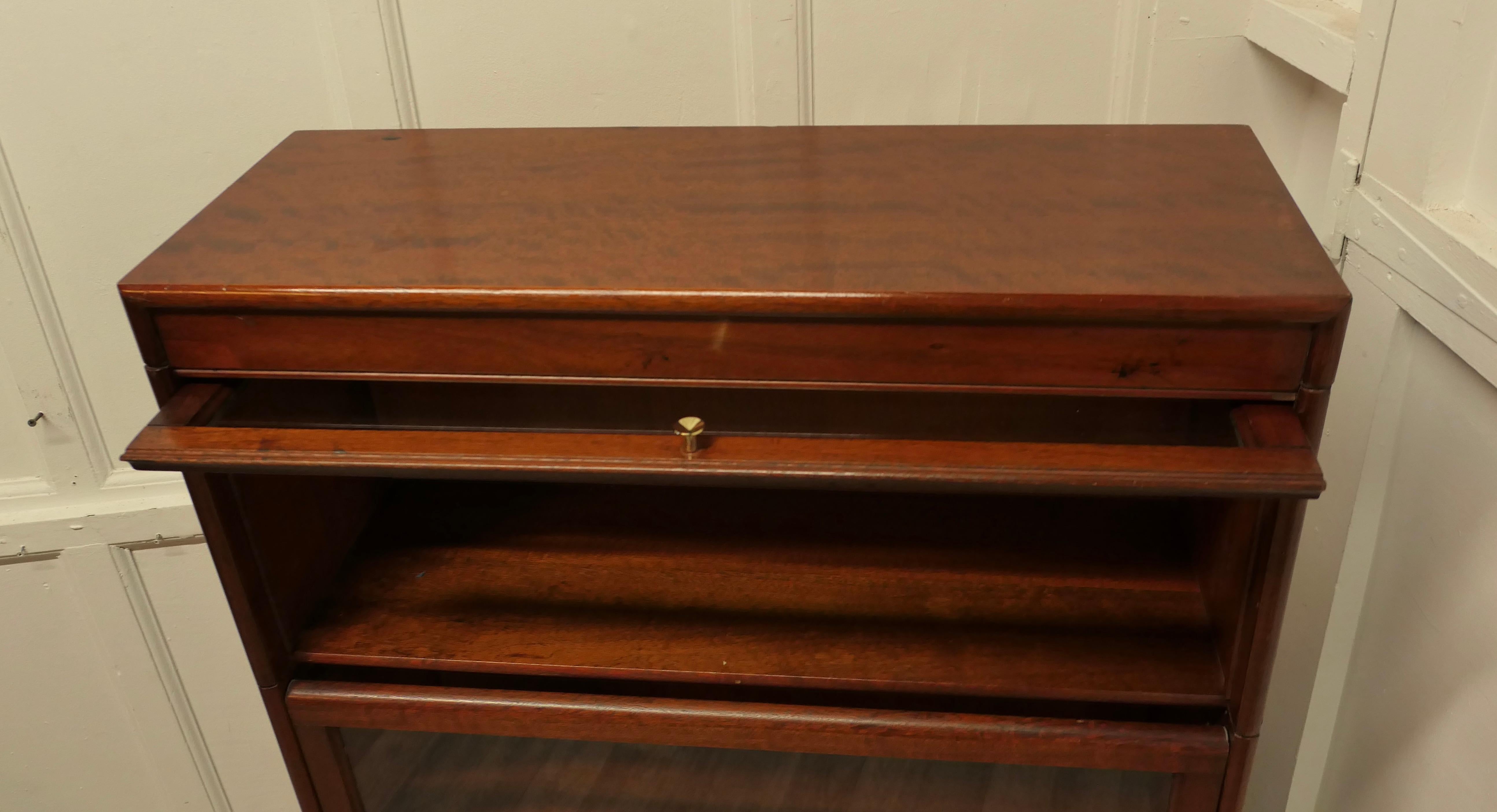 Mid Century Stacking Barristers Bookcase or Filing Cabinet For Sale 2
