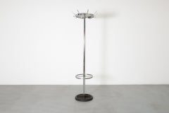 Mid-Century Standing Industrial Coat Rack with Umbrella Stand by Oosterwolde