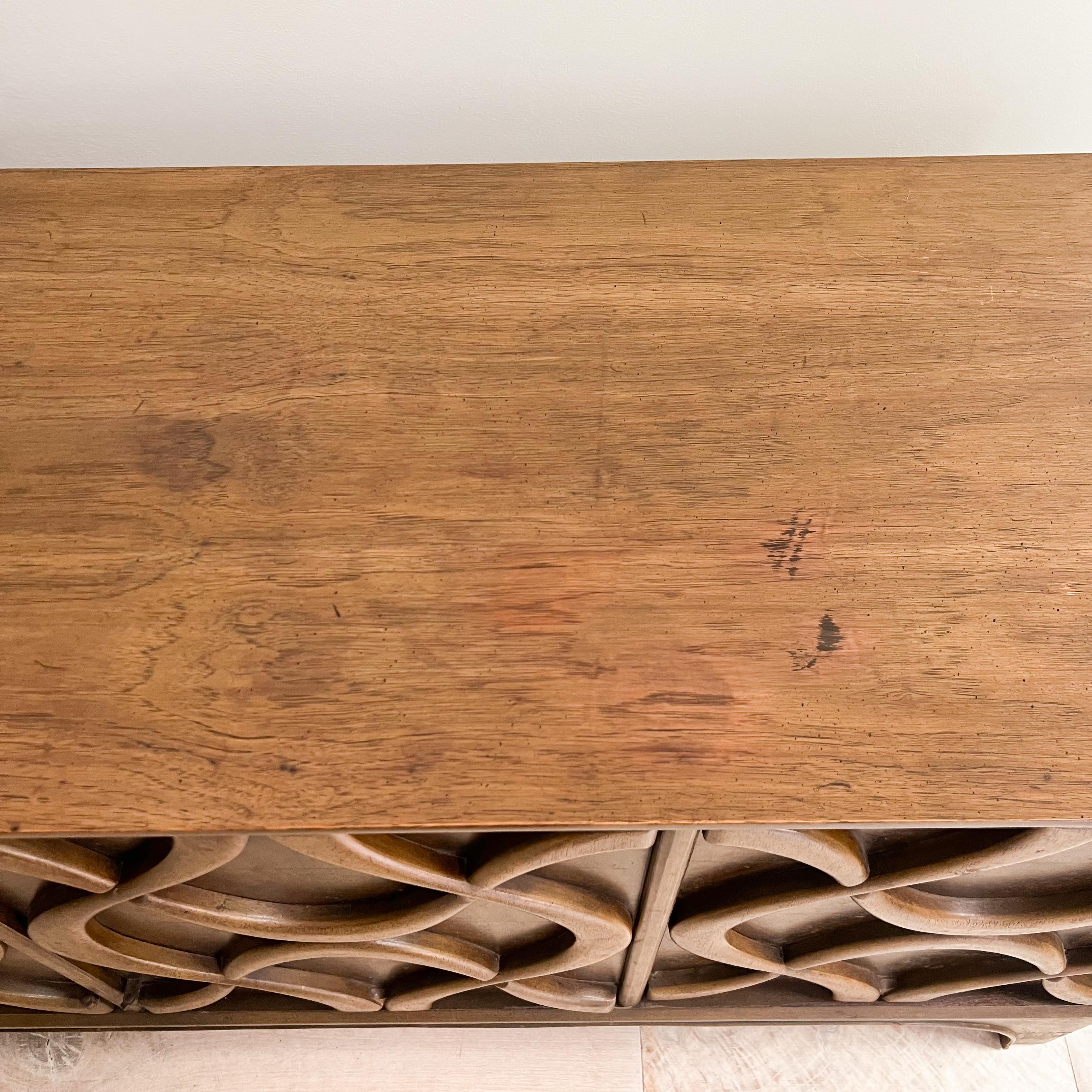 Mid Century Stanley Cosmopolitan Low Dresser w/ Sculpted Front 2