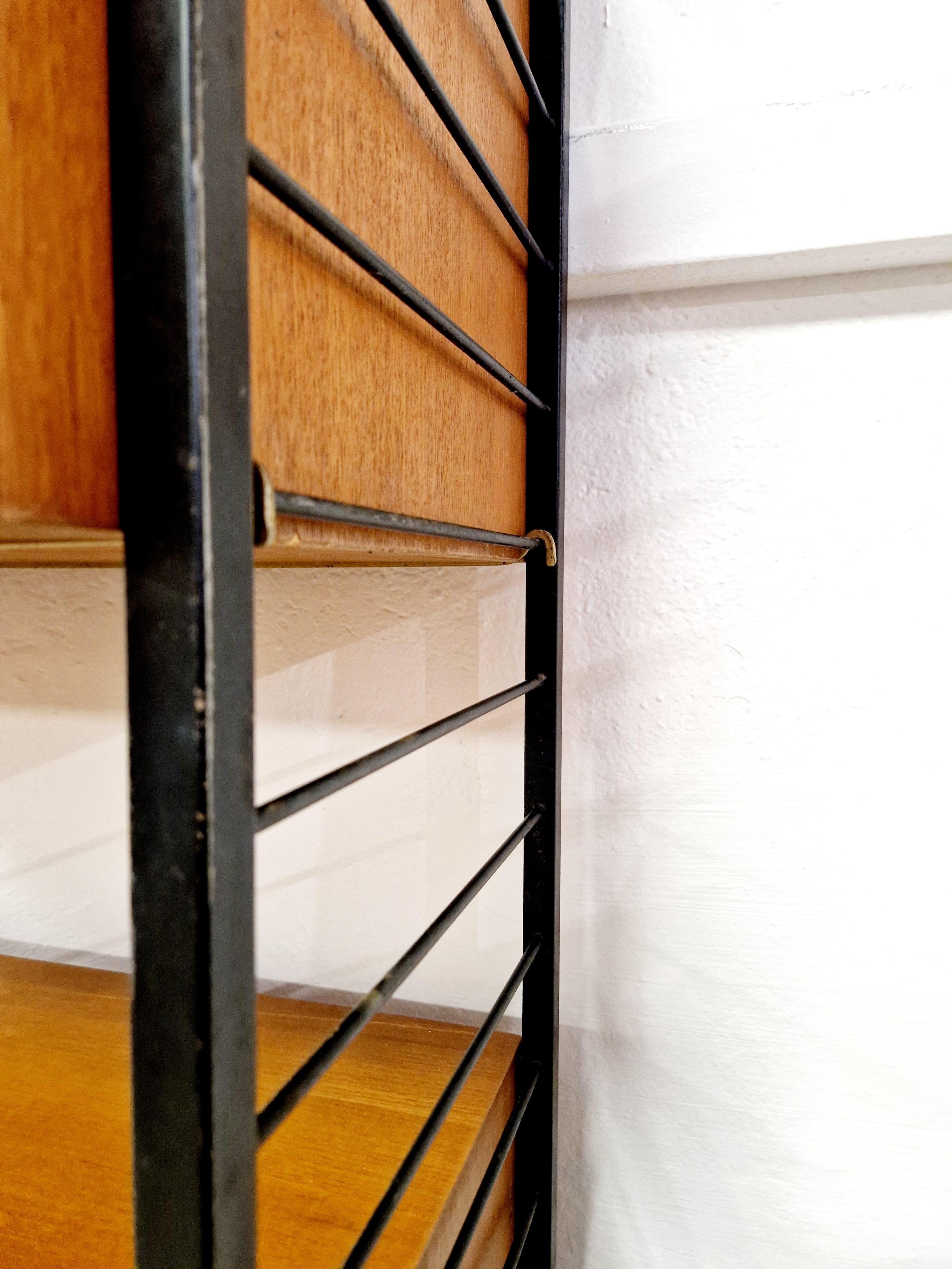 Mid-Century moderno Armadio a scaffale Mid Century Staples Ladderax in vendita