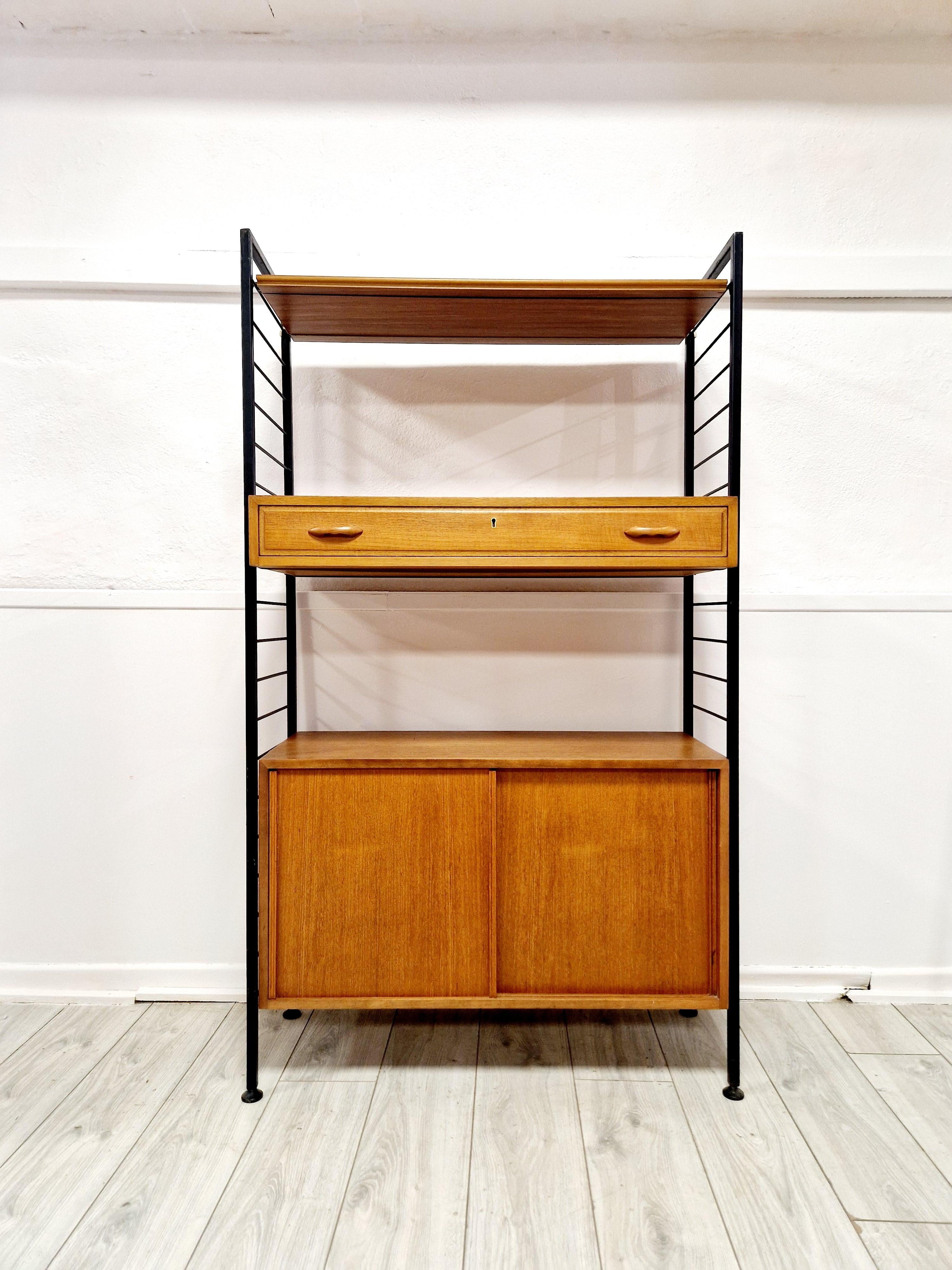 20th Century Mid Century Staples Ladderax Shelving Cupboard
