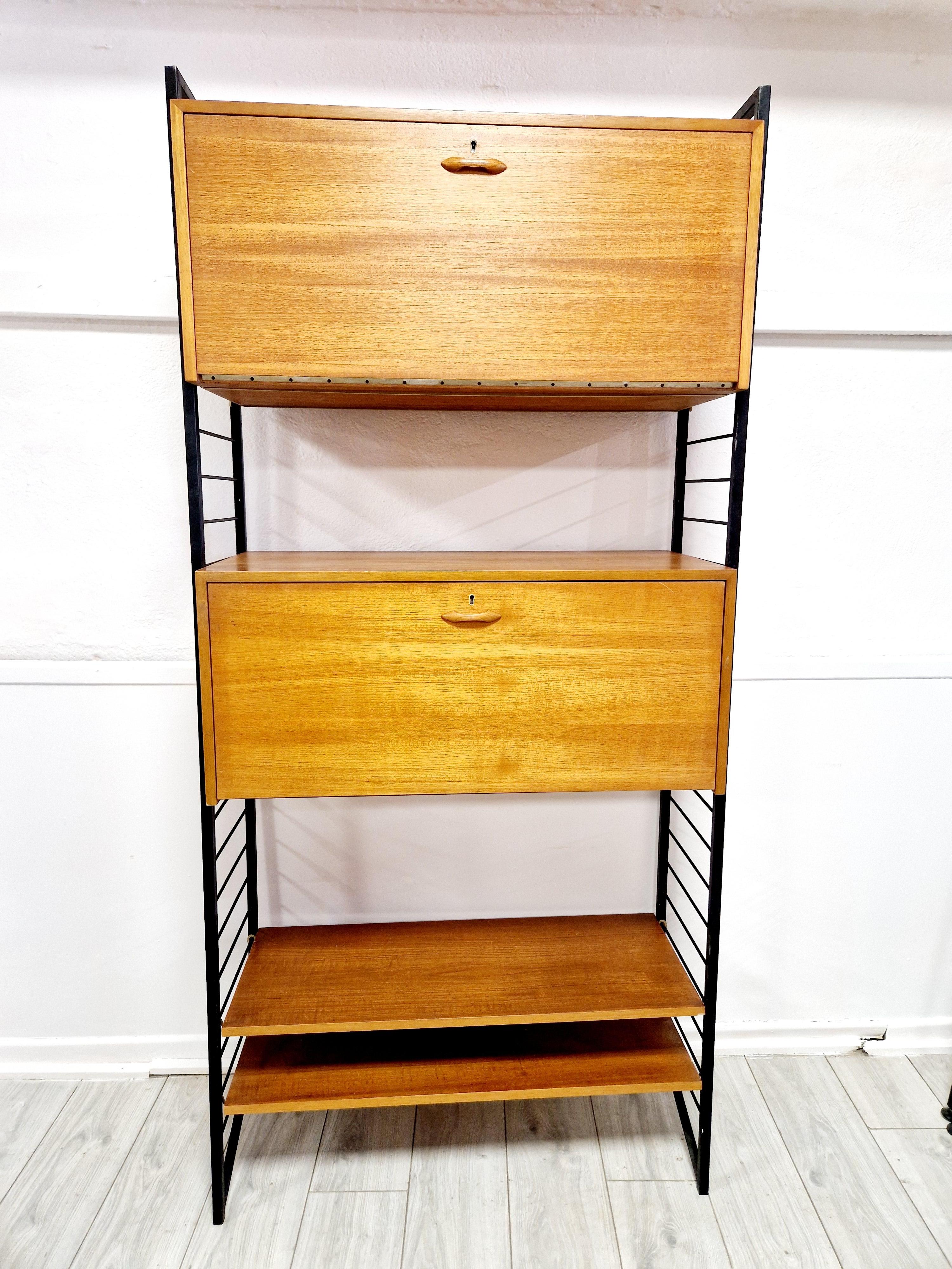 XX secolo Armadio a scaffale Mid Century Staples Ladderax in vendita