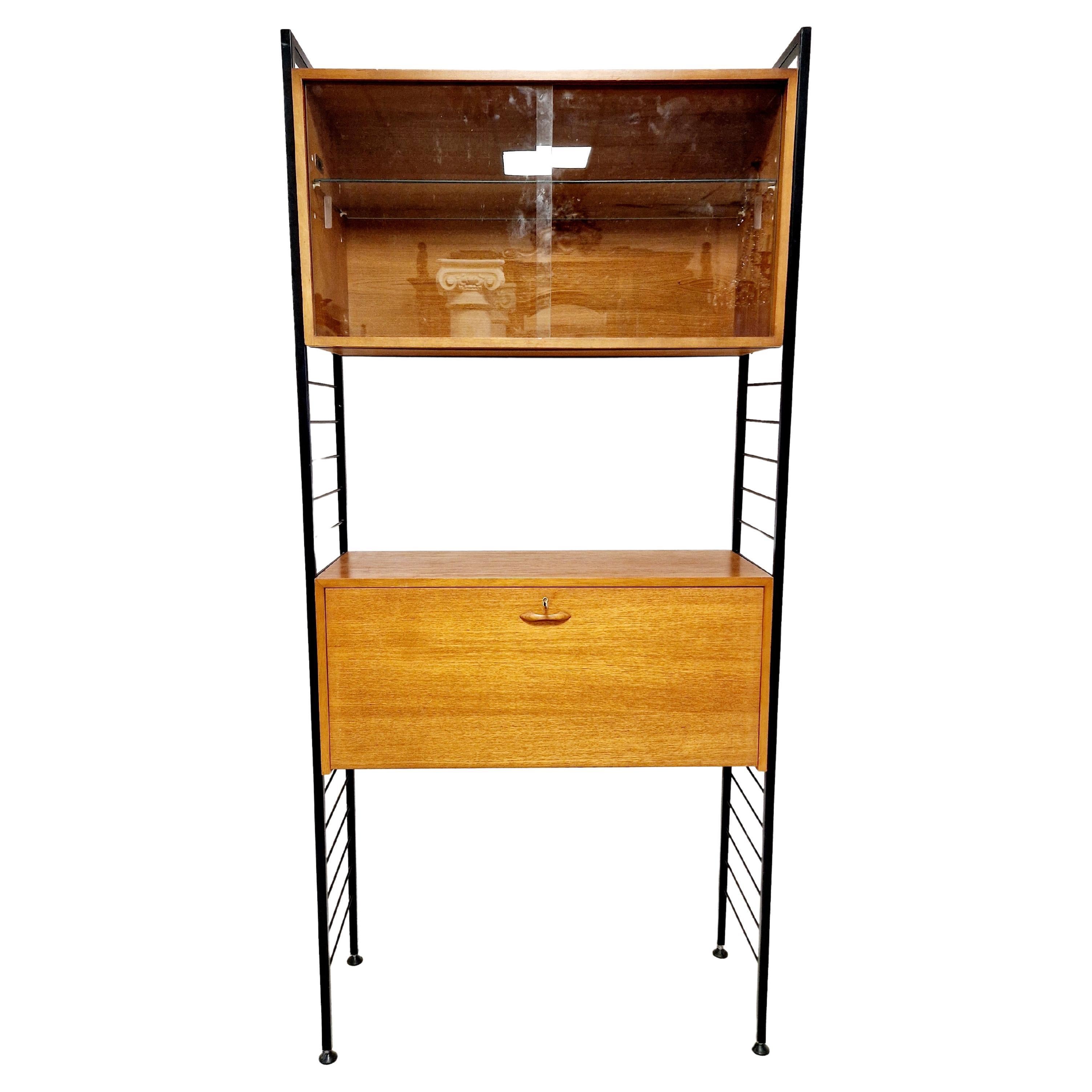 Mid Century Staples Ladderax Shelving Cupboard