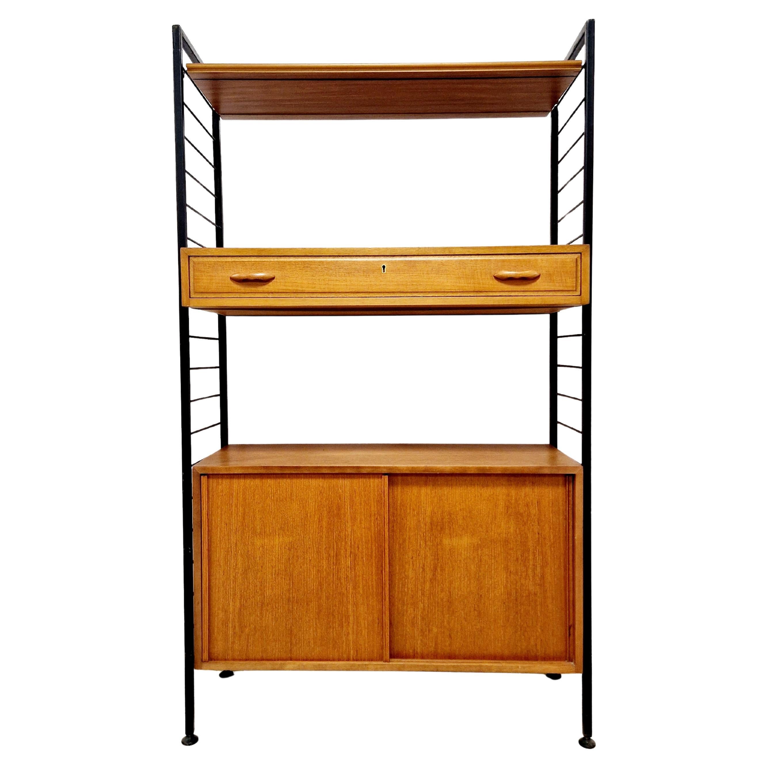 Mid Century Staples Ladderax Shelving Cupboard