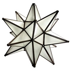 Juego de farolillos de mediados de siglo en forma de estrella, se venden por unidad