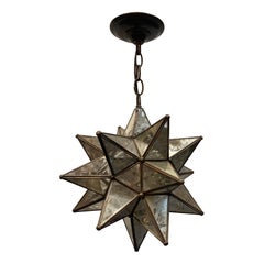 Midcentury Star Shaped Light Fixture