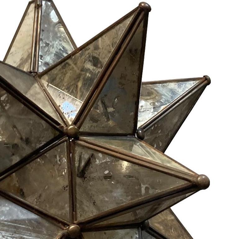 Star Shaped Leuchte aus der Mitte des Jahrhunderts im Zustand „Gut“ im Angebot in New York, NY