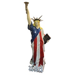Mid-Century Resin 230 cm Height Statue of Liberty , 1960s