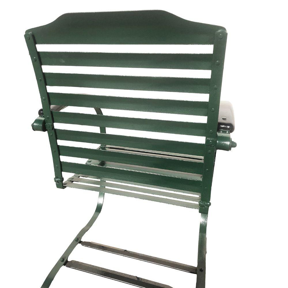 Mid-century Steel Springer Rocking Outdoor Patio Chair , Pair For Sale 2