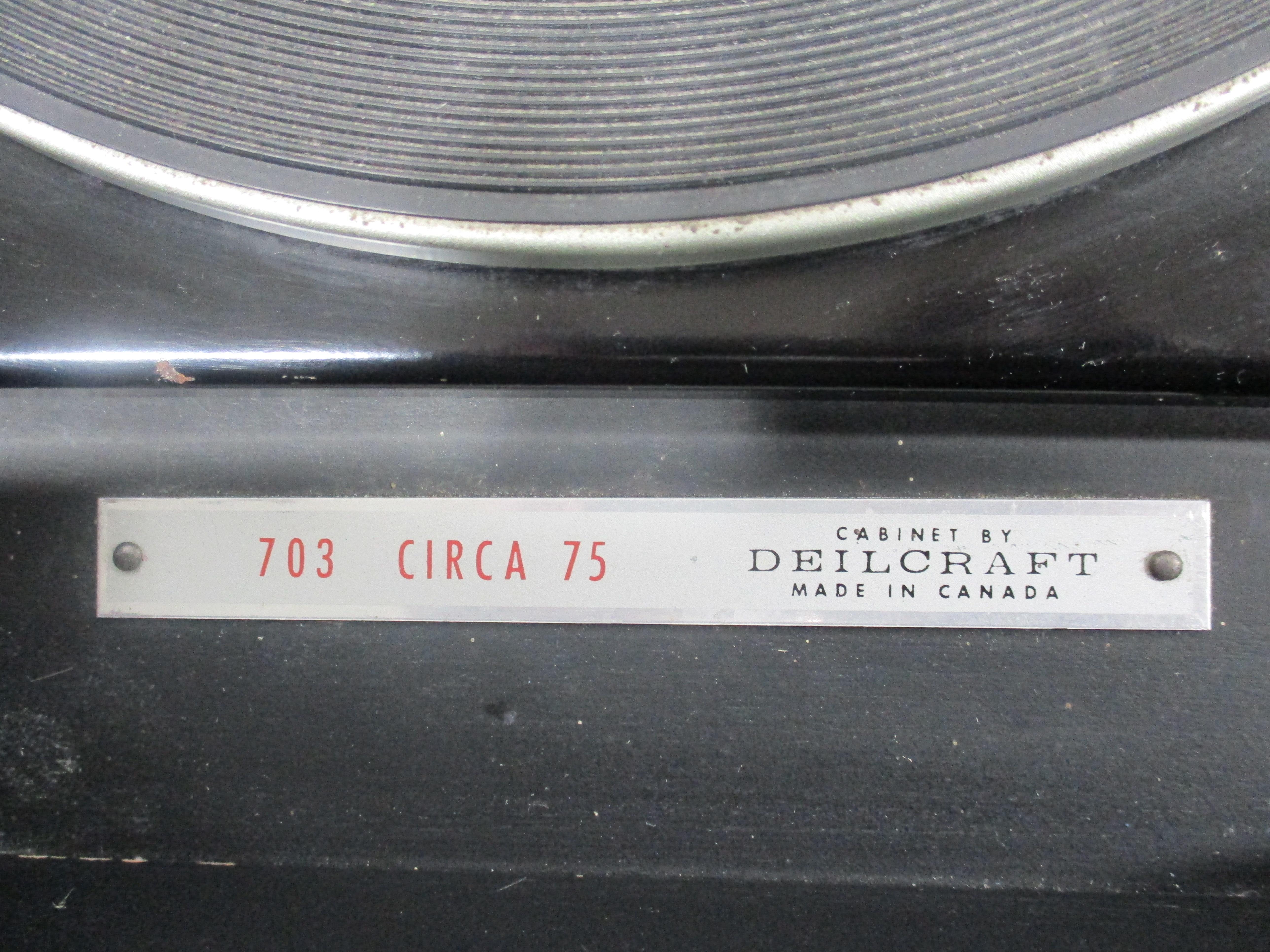 Electrohome Stereo-Modell 703 von Gordon Duern, Kanada, Mid-Century (Metall) im Angebot