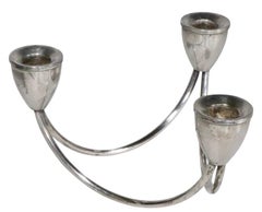 Sterling-Silberkandelaber aus der Mitte des Jahrhunderts von Maurice Duchin