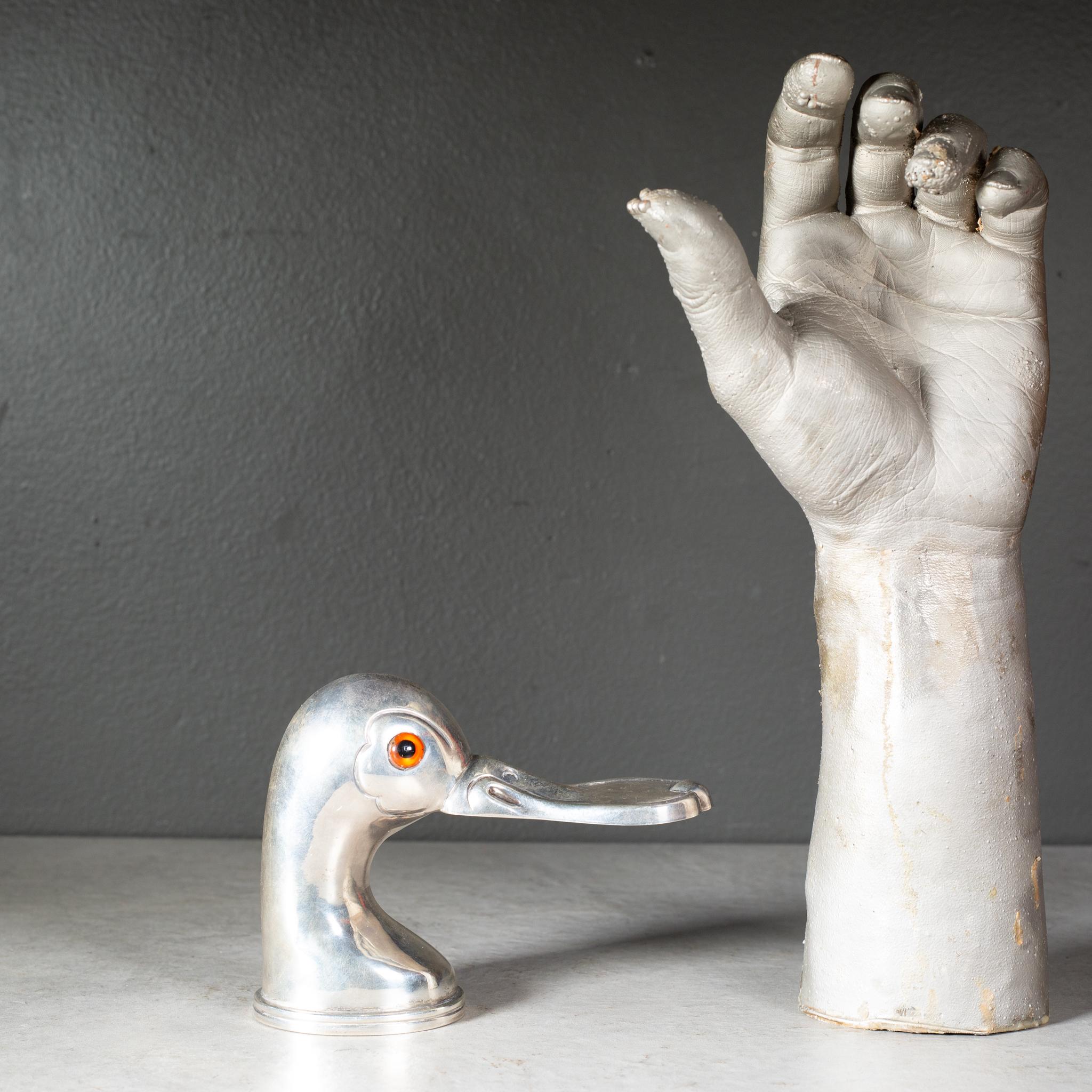 Ouvre-bouteille en argent sterling en forme de canard du milieu du siècle dernier, c.1950 en vente 1
