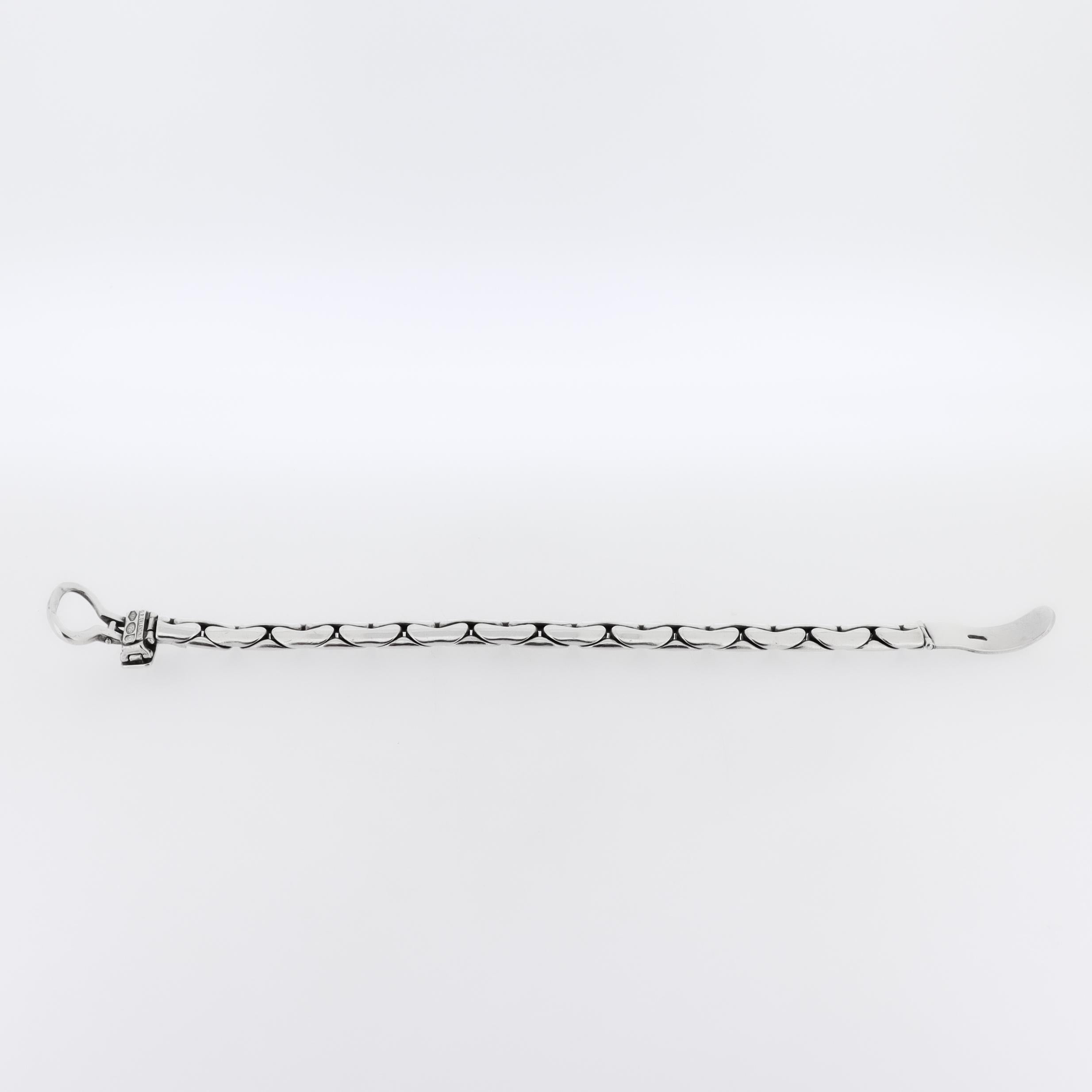 Bracelet à boucle figurative en argent sterling du milieu du siècle par Orlandini pour Uno a Erre en vente 3