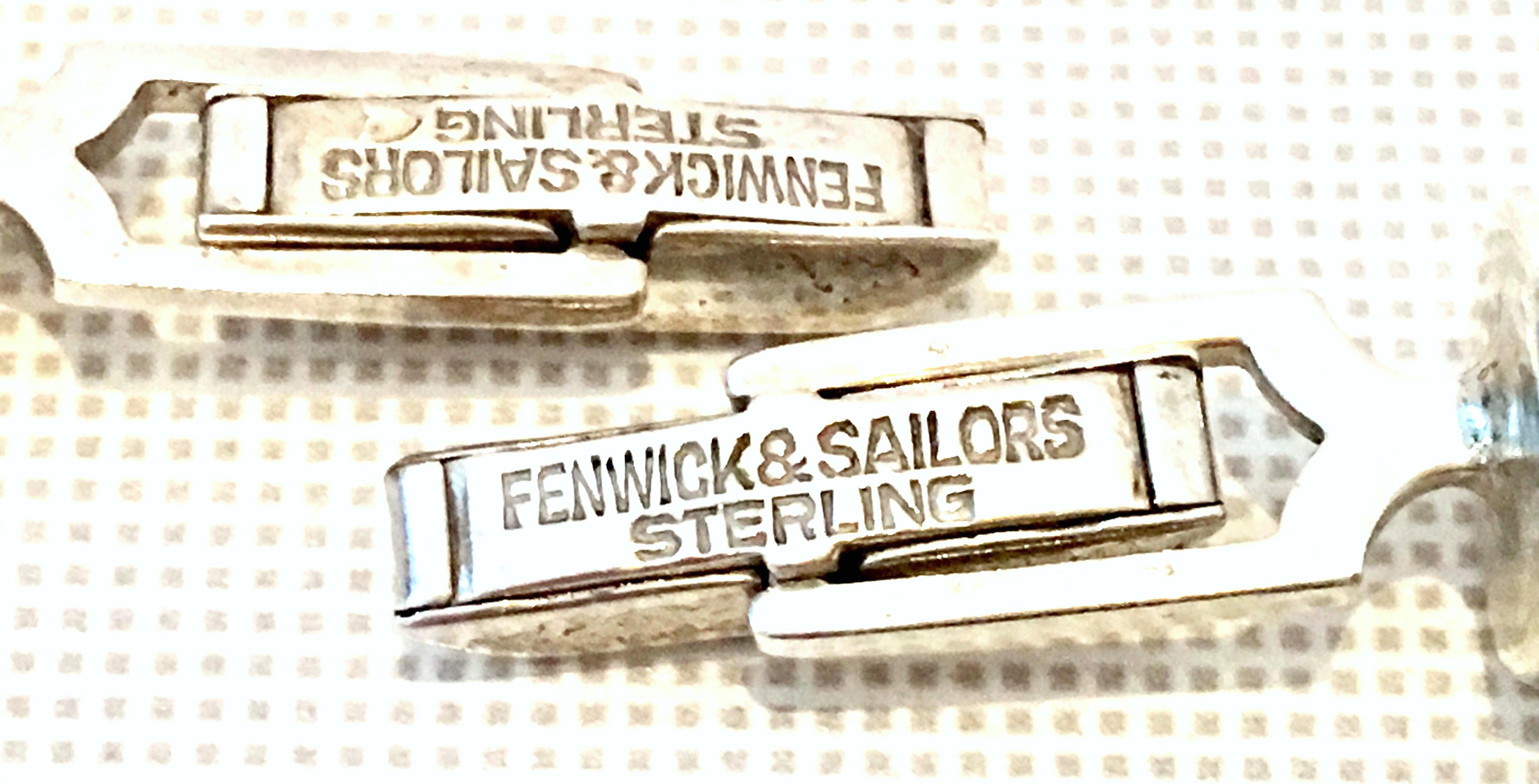 Mid-Century Sterling Silver Horse Cufflinks By Fenwick & Sailors 3