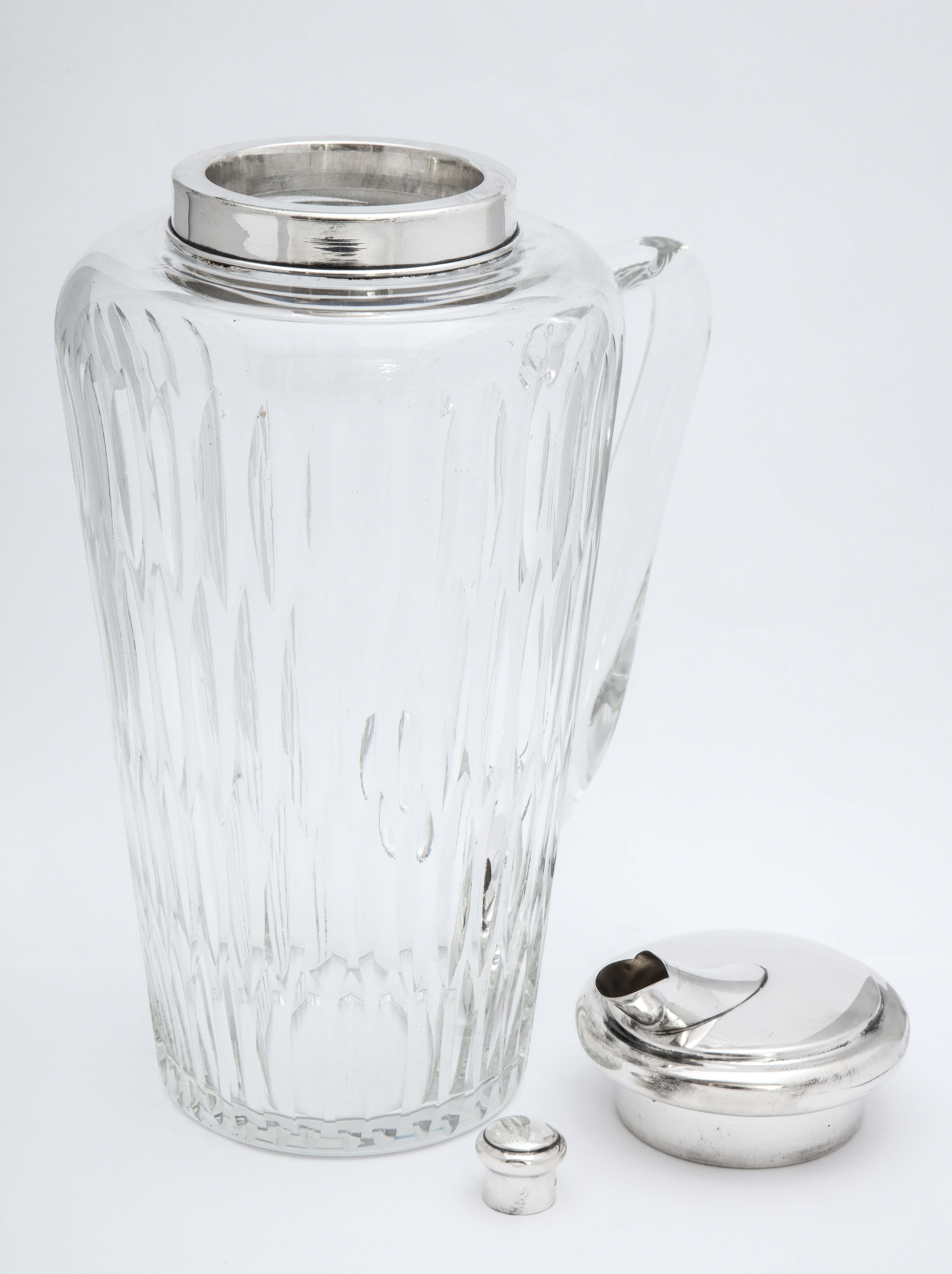 Mid-Century Sterling Silver-Mounted Cocktail Shaker by T.C. Hawkes & Co. 5