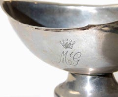 Mid-Century Sterling Silver Pedestal Bowl / Compote, 1950s