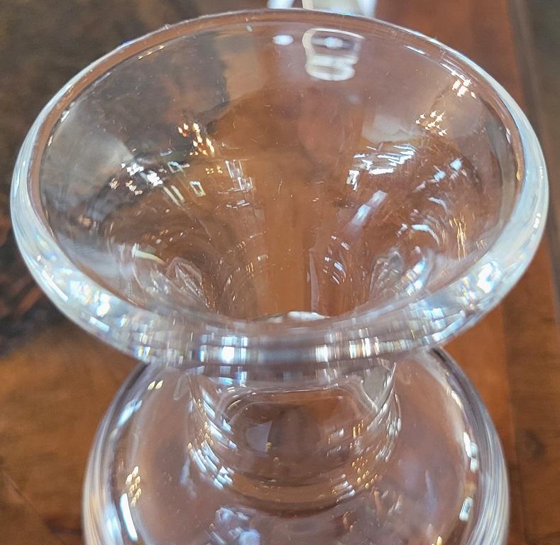 Mid Century Steuben Palace Vase In Good Condition For Sale In Dallas, TX