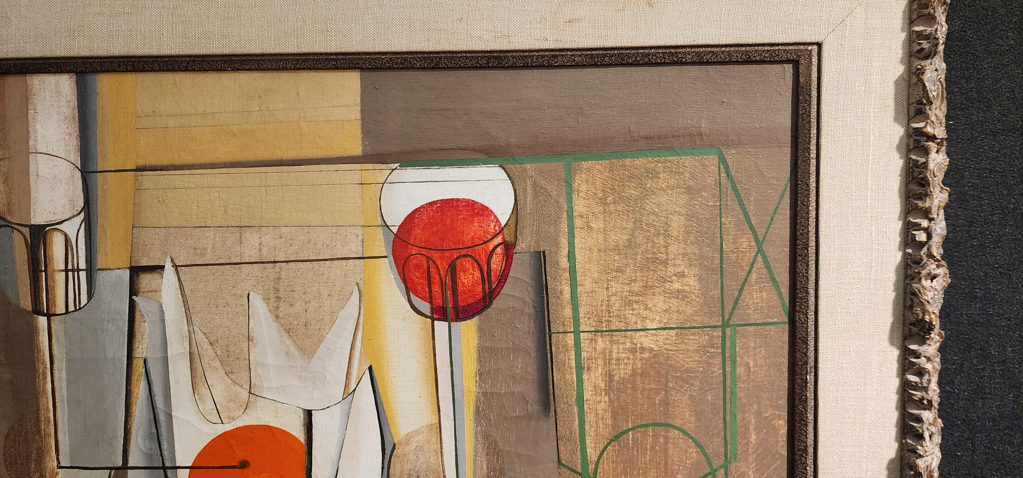 Mid Century Still Life by Joseph Mellor Hanson, 1956 For Sale 3